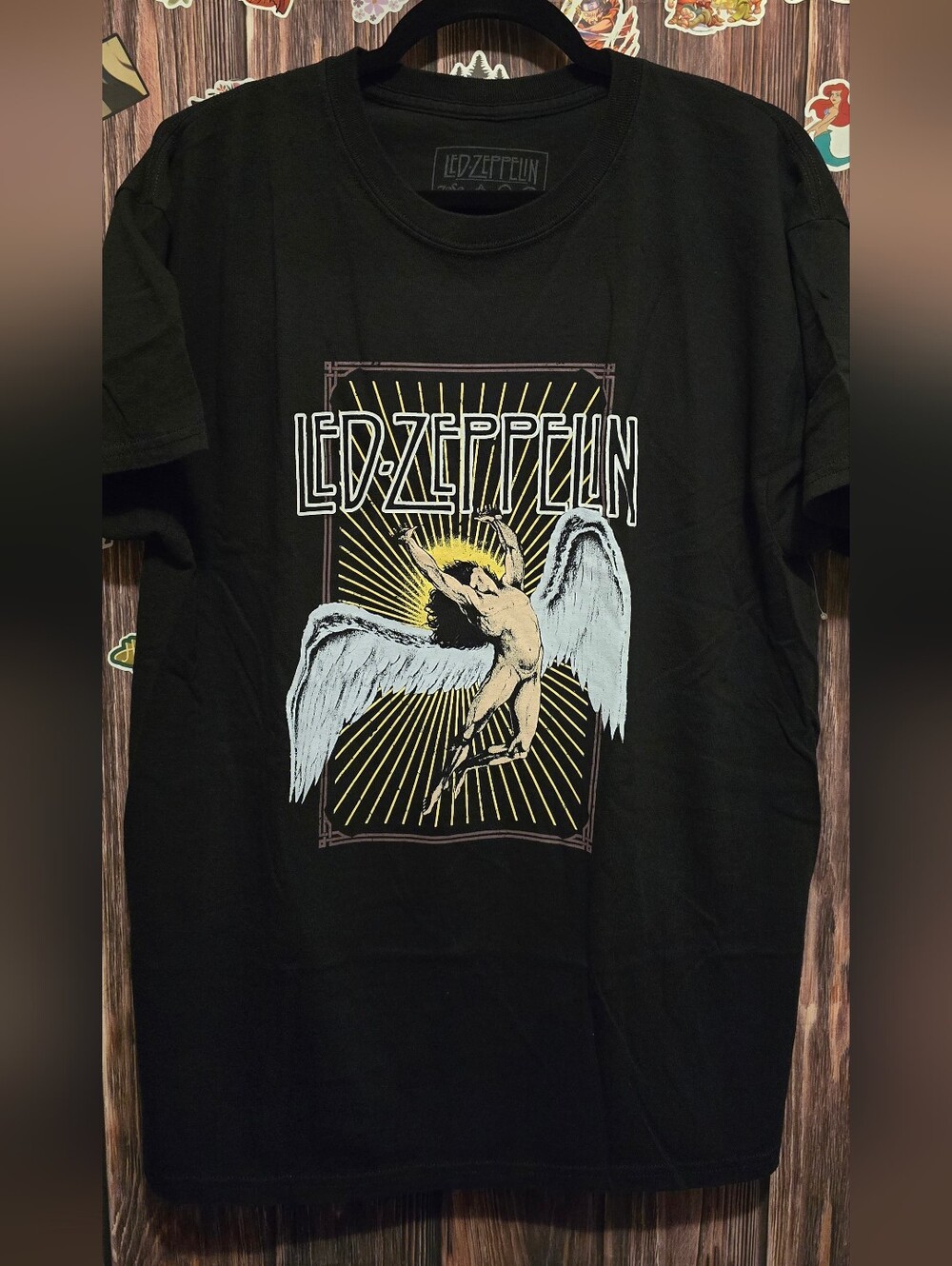 Led Zeppelin Black Graphic Band T-Shirt -